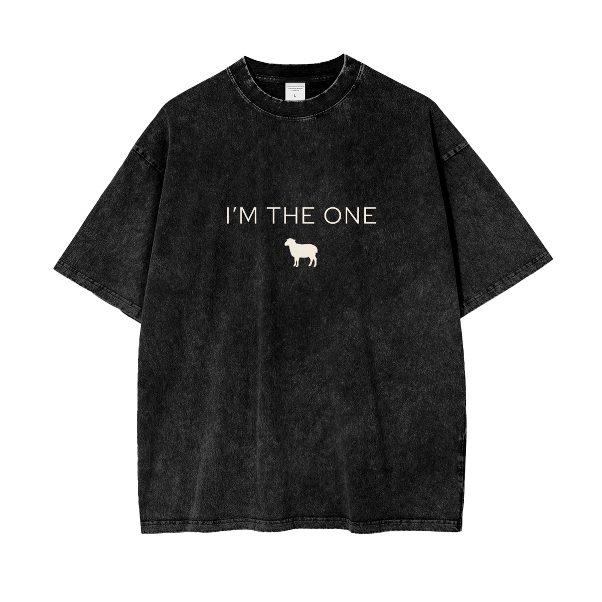 I’M THE ONE — Oversized Snow-Washed Tee