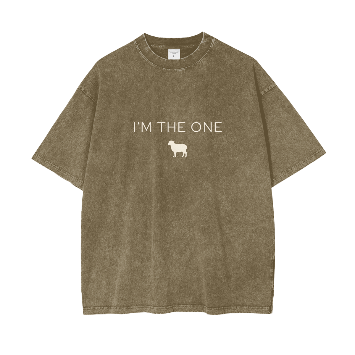 I’M THE ONE — Oversized Snow-Washed Tee